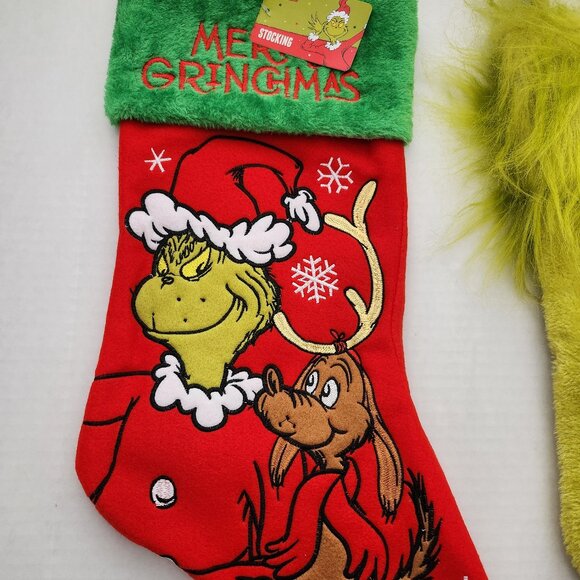 Set of 2 Grinch Stocking - Picture 3 of 6